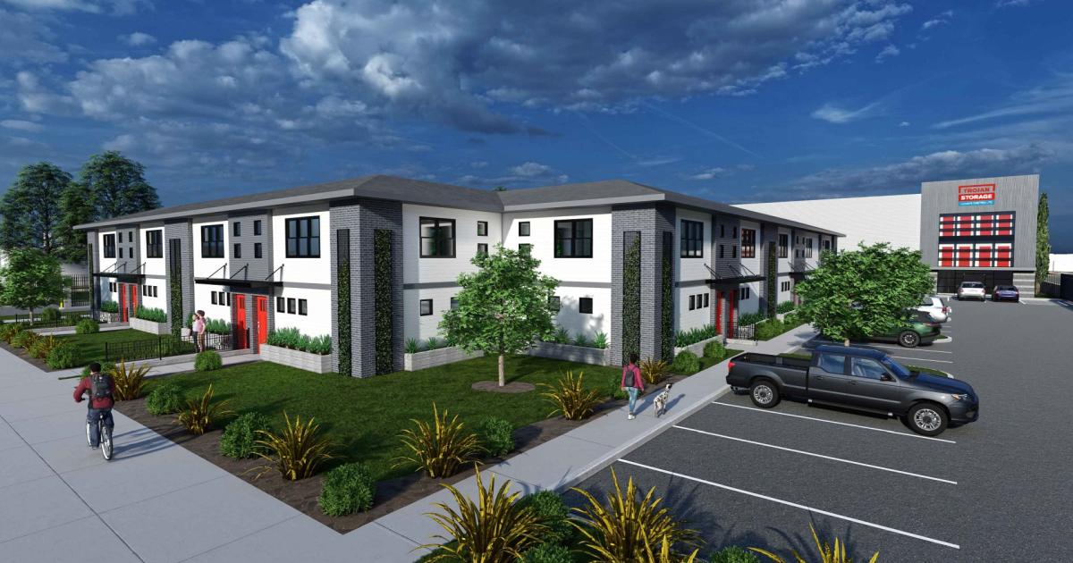 Storage facility with townhomes in the works at 7528 N. Bellaire Avenue